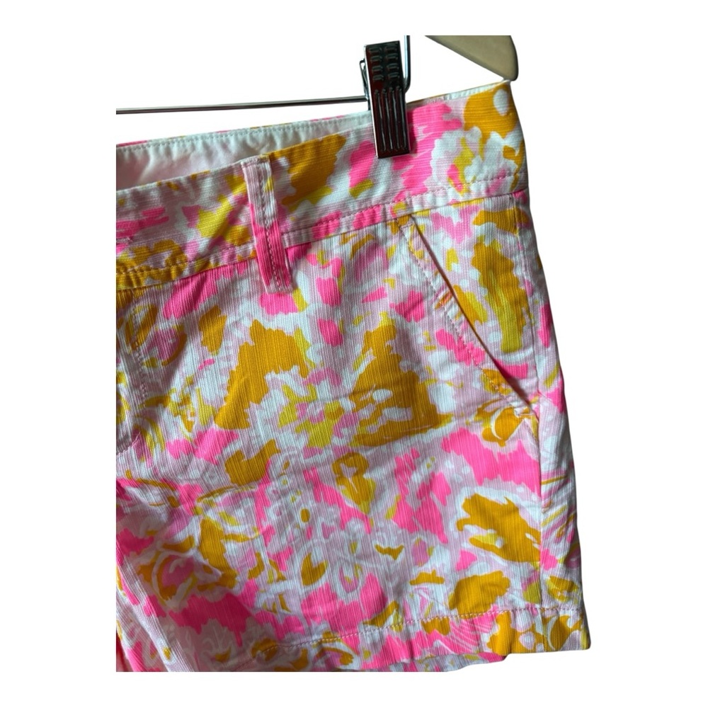 Lilly Pulitzer Callahan Shorts Size 8 Kit Royal Pink Ooh La La Print Floral - Picture 3 of 10